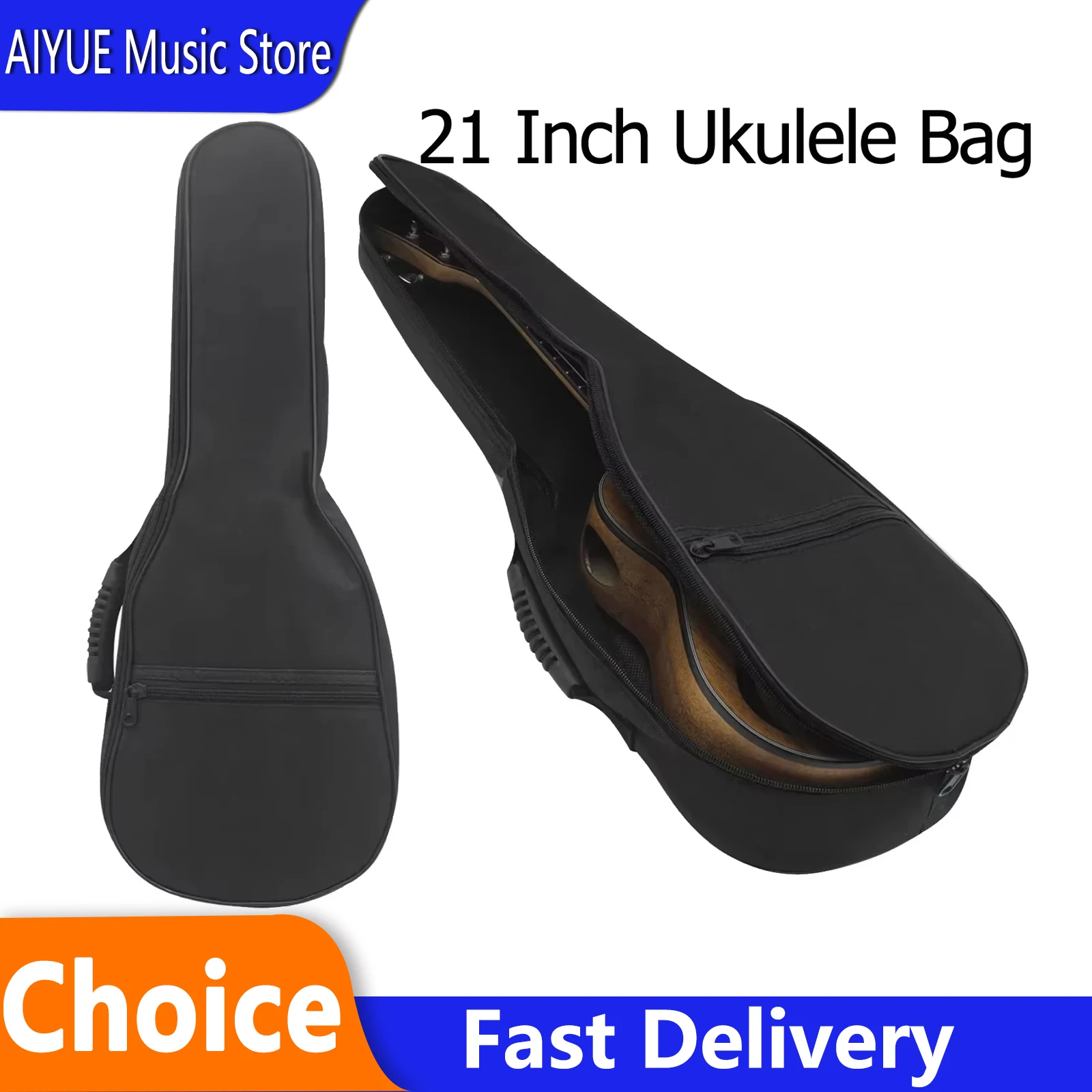 IRIN 21 Zoll Ukulele Tasche Soft Case Schwarz Tragbare Mini Gitarre 4 String Ukulele Universal Schulter Rucksack Gitarre Teile