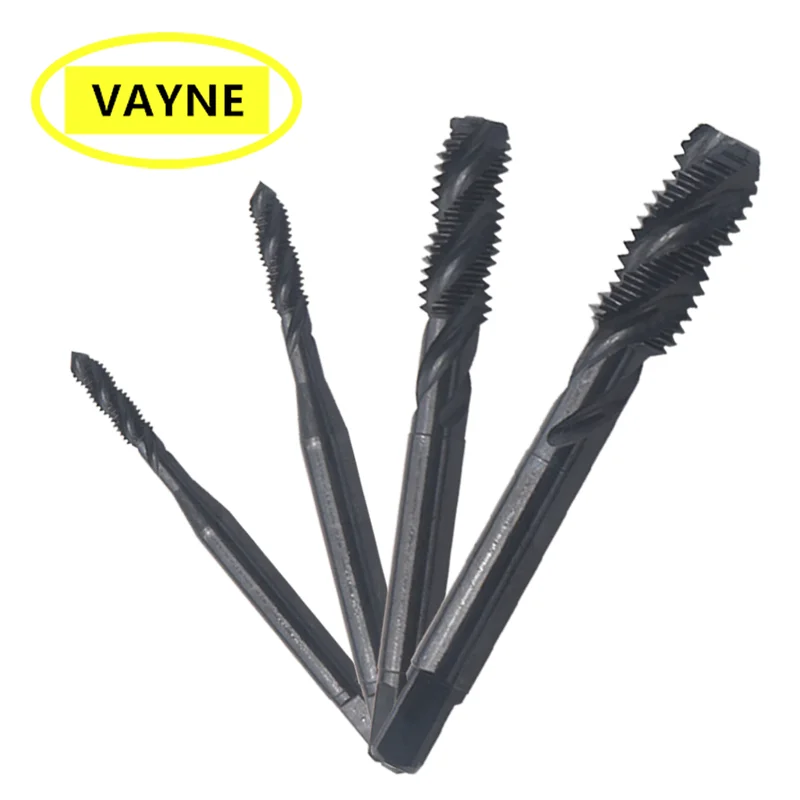 VAYNE HSSE メートルスパイラル溝付きタップ酸化コーティング付き M7M8M9M10X1.5M11M12M14M16M20M22M24 X1.75 マシン細目ねじタップ