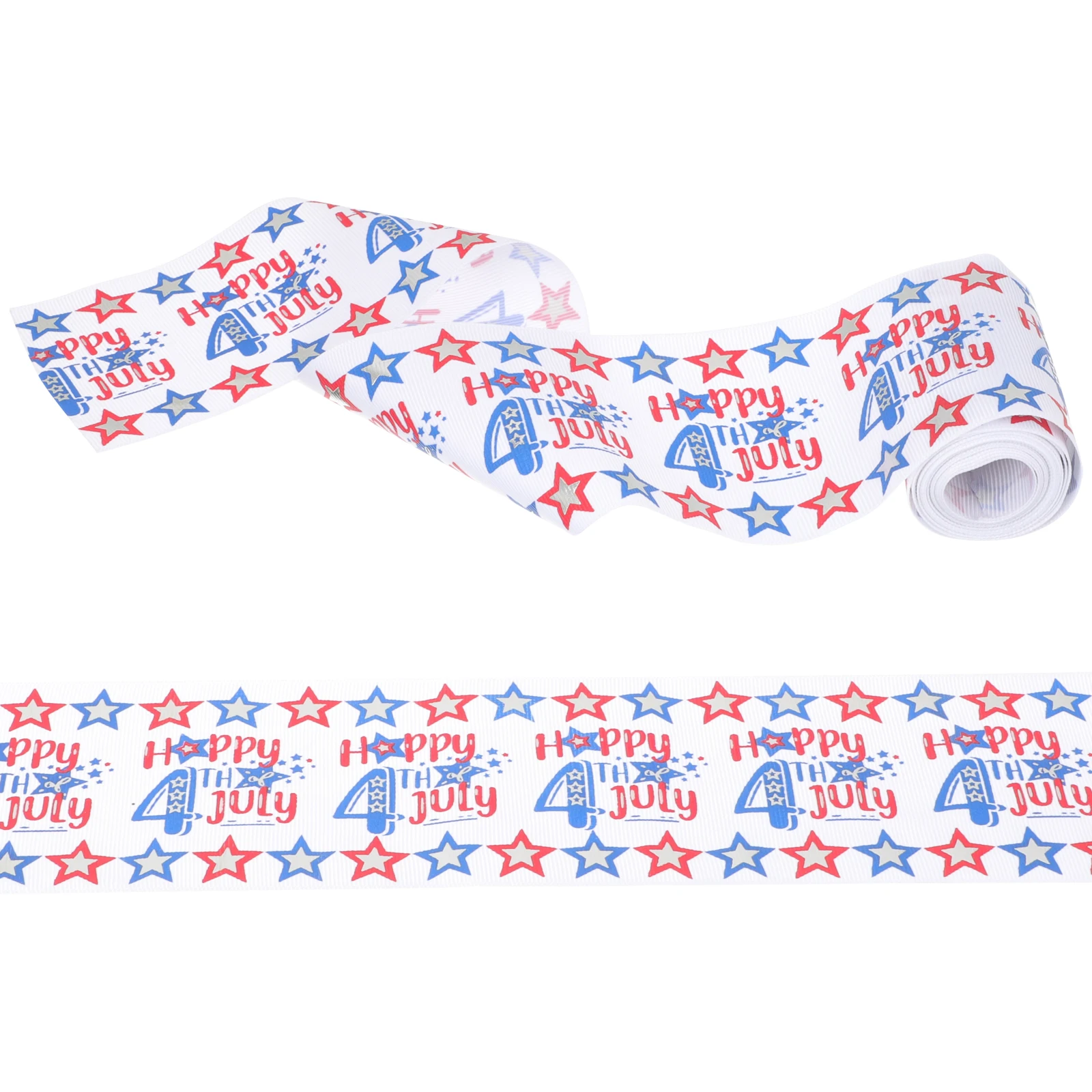 

Rustic Ribbon Independence Day Decoration Patriotic for Craft American Style Theme Decorations