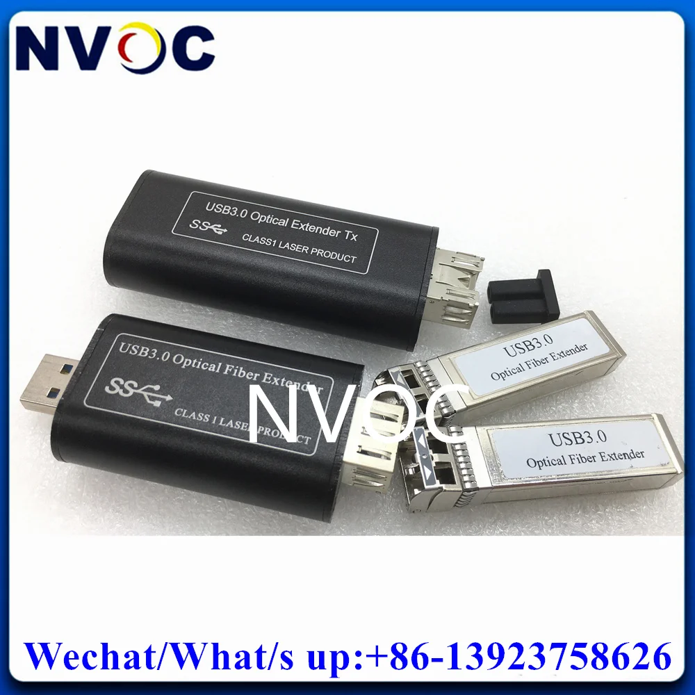 

Small Form 1Port Mini Type USB3.0 /2.0/1.1 to Fiber Optic Extender Converter Transceiver Over MMF Duplex Dual LC Connector Cable