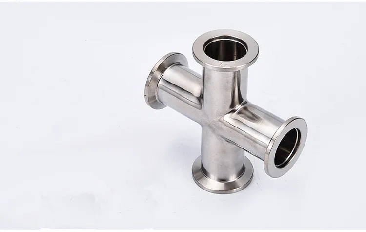 

Cross Flange Adapter Same Ends 4-way Vacuum Cross Flange Fitting Pipe Joint Sanitary Stainless Steel304 KF10 KF16 KF25 KF40 KF50
