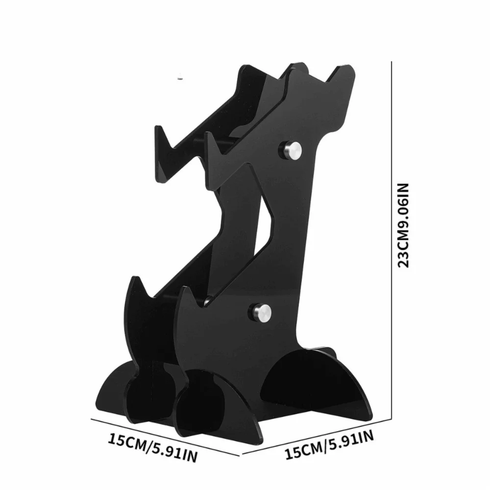 Dudukan Pengontrol Game Dua Lapis Dudukan Headphone Kokoh Akrilik Tempat Pajangan Gamepad untuk PS5/PS4/Xbox/Switch