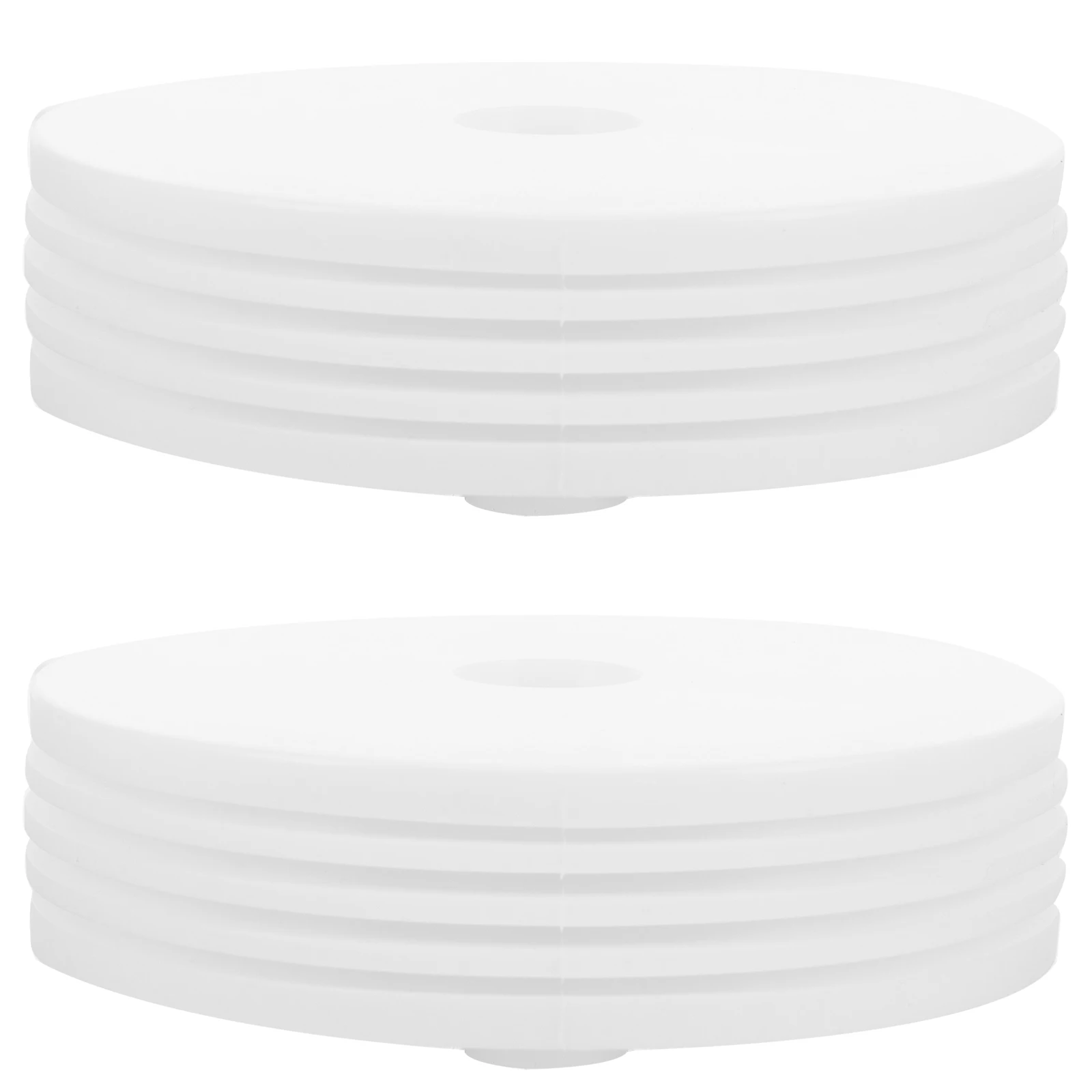 

2pcs White Auxiliary Bike Wheels Durable Plastic Balance Training Replacement Stabilizers For Kids Bicycles Thick Strong Easy