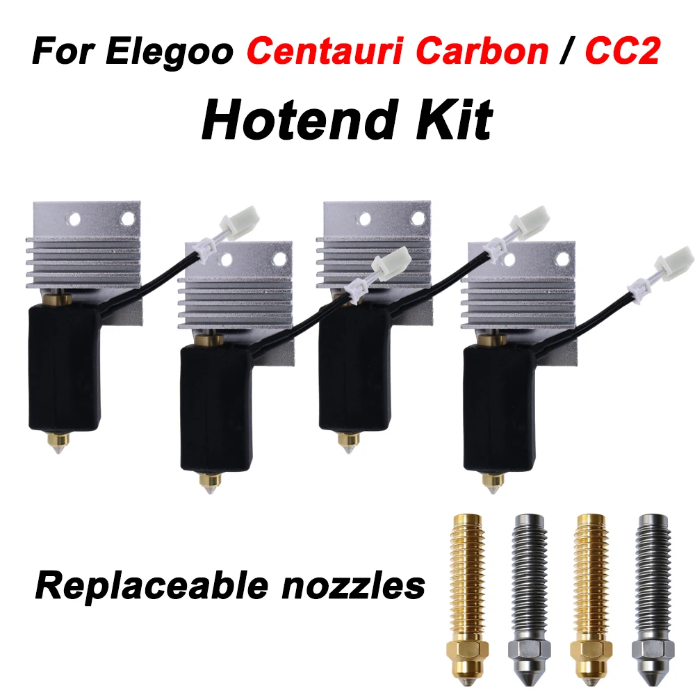 

Сборный комплект хотэнда для экструдера Centauri Carbon: шестерни из закаленной стали, сверхизносостойкие шестерни для хотэнда Elegoo CC