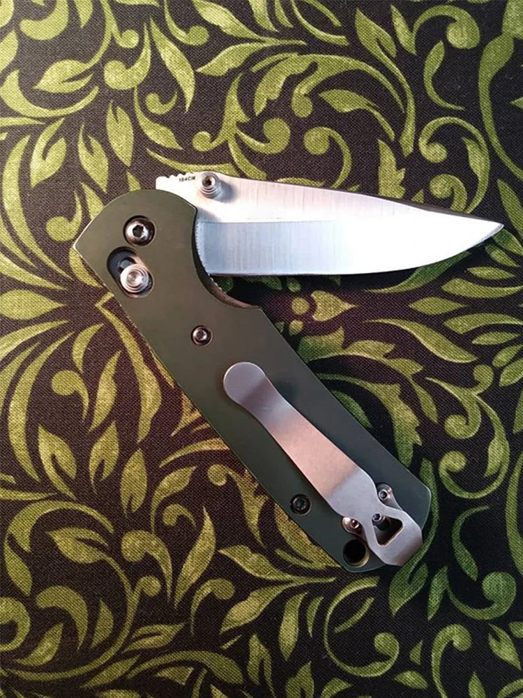 Imagem -05 - Personalizado Titânio Feito Faca Bolso Clip Cnc Bolso Clip para Benchmade Griptillian 551 Bugout 535 940 Mini-grip 595 595 595 595 Cqc Zt0640 0920