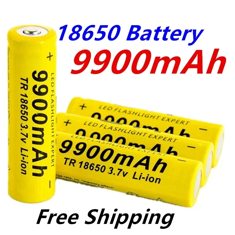 18650 Li-Ion Battery 19800mah Rechargeable Battery 3.7V for LED Flashlight Flashlight or Various Electronic Devices Battery