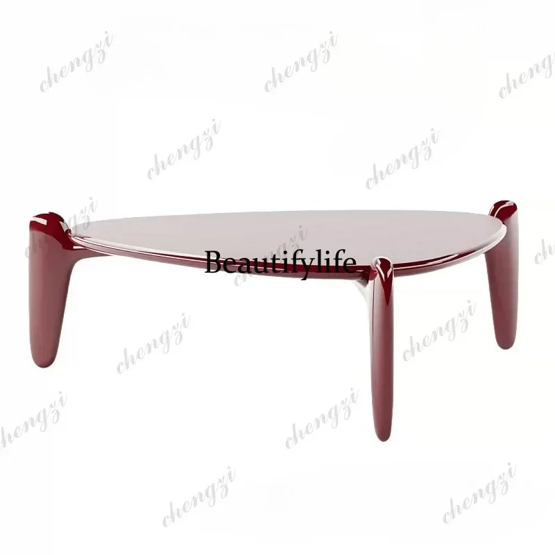 B178 Modern simple paint coffee table household living room small coffee table creative triangle tea table