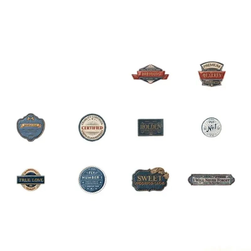 Assorted Selection of 20pcs Writing Paper Adhesive Sticker Traditional Design