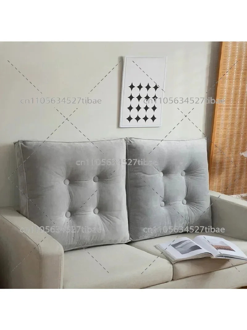 1PC Headboard Wedge Bed Daybed Backrest Rest Reading Pillow Backrest Positioning Support Bolster Cushion with Removable Cover