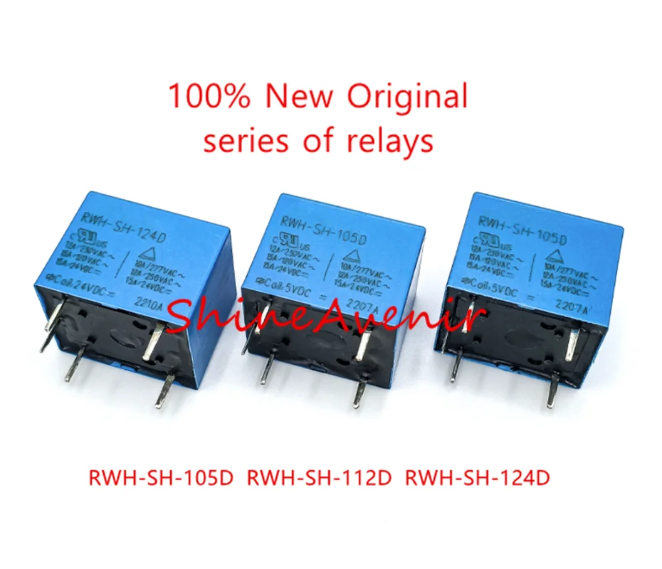 15pcs RWH-SH-105D  RWH-SH-112D  RWH-SH-124D  HRS1H-S-DC5V  HRS1H-S-DC12V  HRS1H-S-DC24V  100% original relay