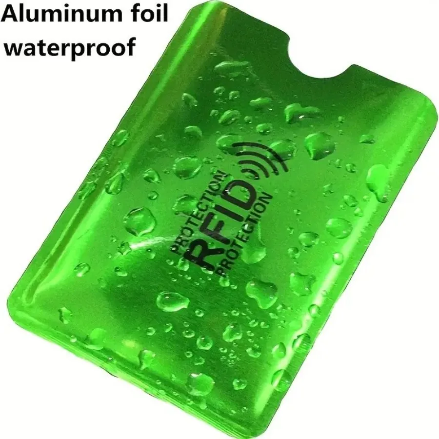 

24pcs RFID Blocking Sleeves Aluminum RFID Blocking Card Holders 20pcs Credit Card Holders In 10 Colors 4pcs Passport Protectors