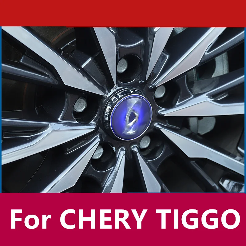 For CHERY TIGGO 8plus wheel light special tire cover magnetic suspension wheel steel ring outer decoration modification