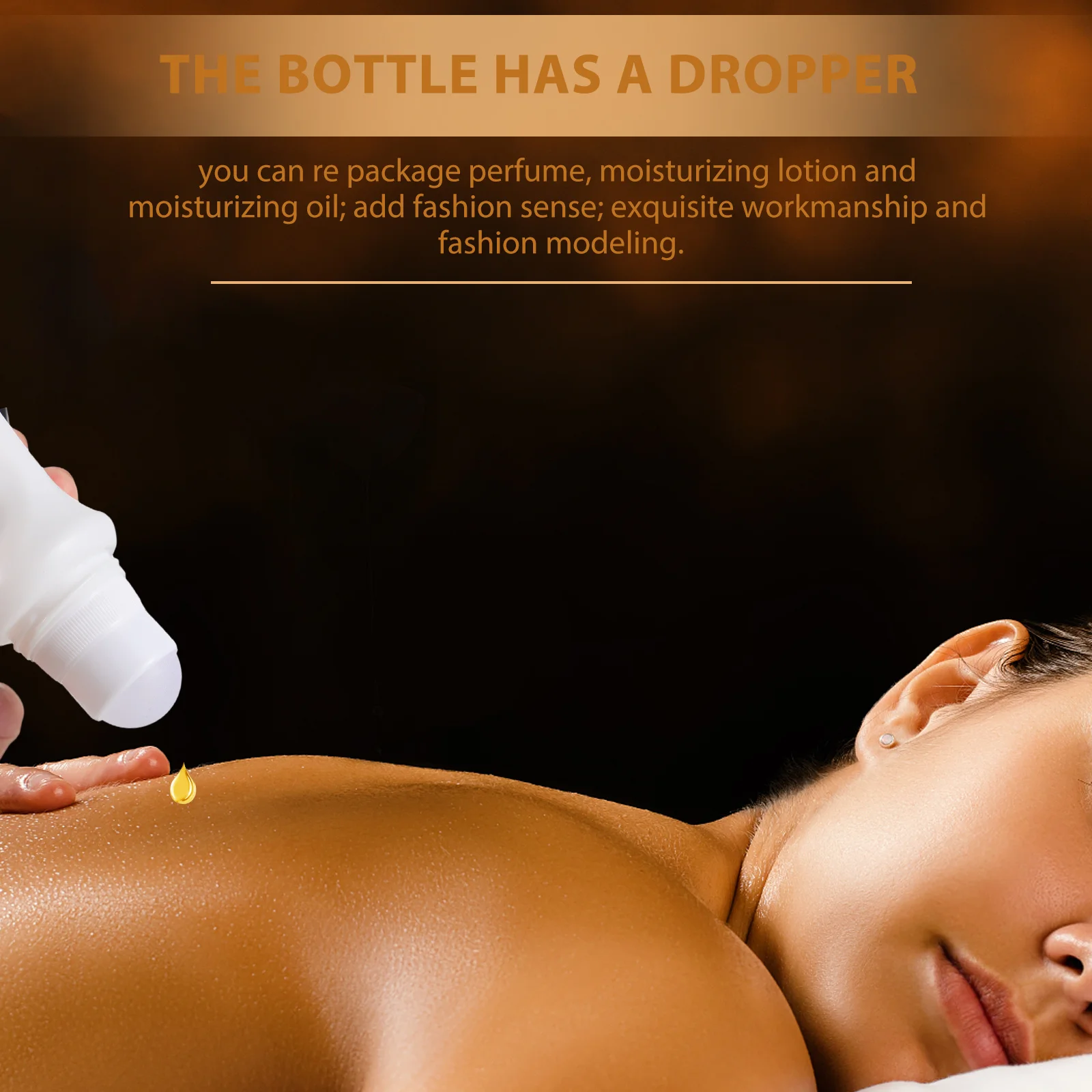 

8Pcs 75ml Essential Oil Roller Bottles Smooth Texture for Travel DIY Perfume Storage Roller Bottle Essential Oil Bottle