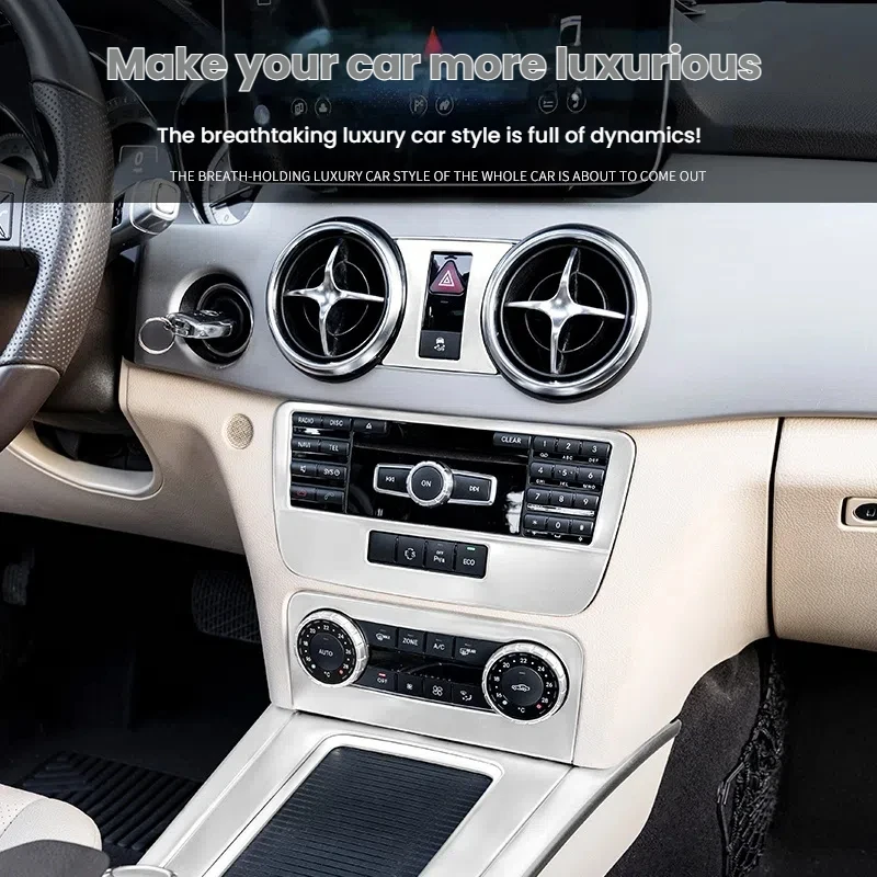 

Suitable for Mercedes-Benz 13-15 GLK300 260 200 Interior modified door central control water cup panel button sticker
