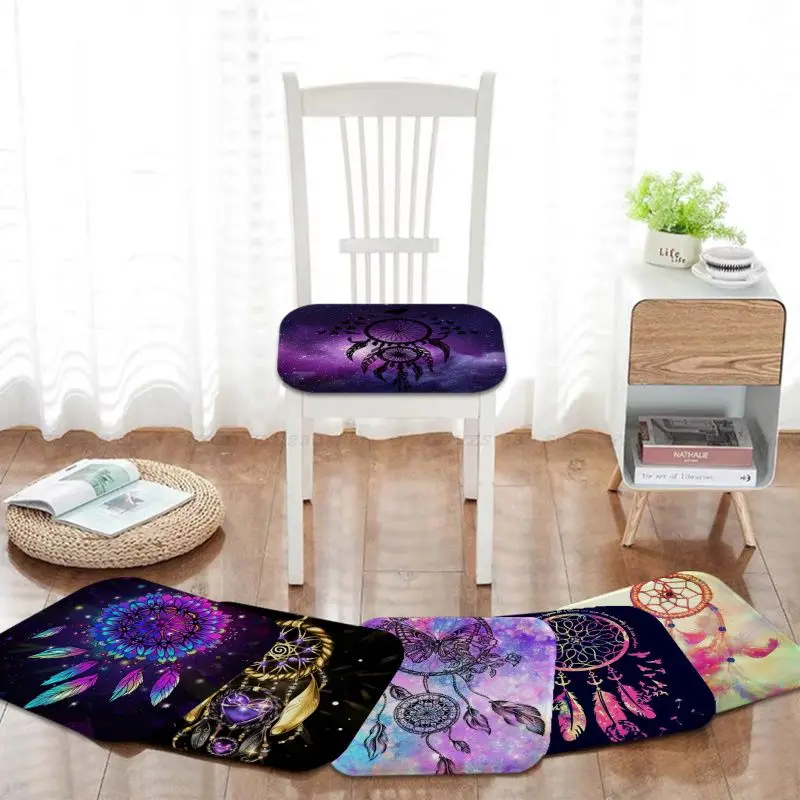 

Dream Catcher Cushion Mat Art Stool Pad Patio Home Kitchen Office Chair Seat Cushion Pads Sofa Seat 40x40cm Stool Seat Mat