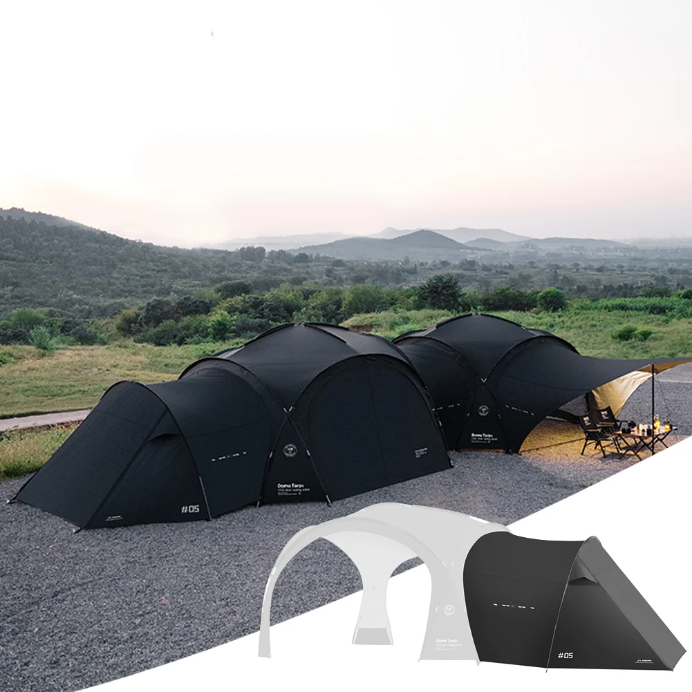 Camping Dome Gazebo 150D Oxford Fabric PU3000MM Rainproof Sunscreen 8+ Person Modular Outdoor Self-driving Shelter view 2