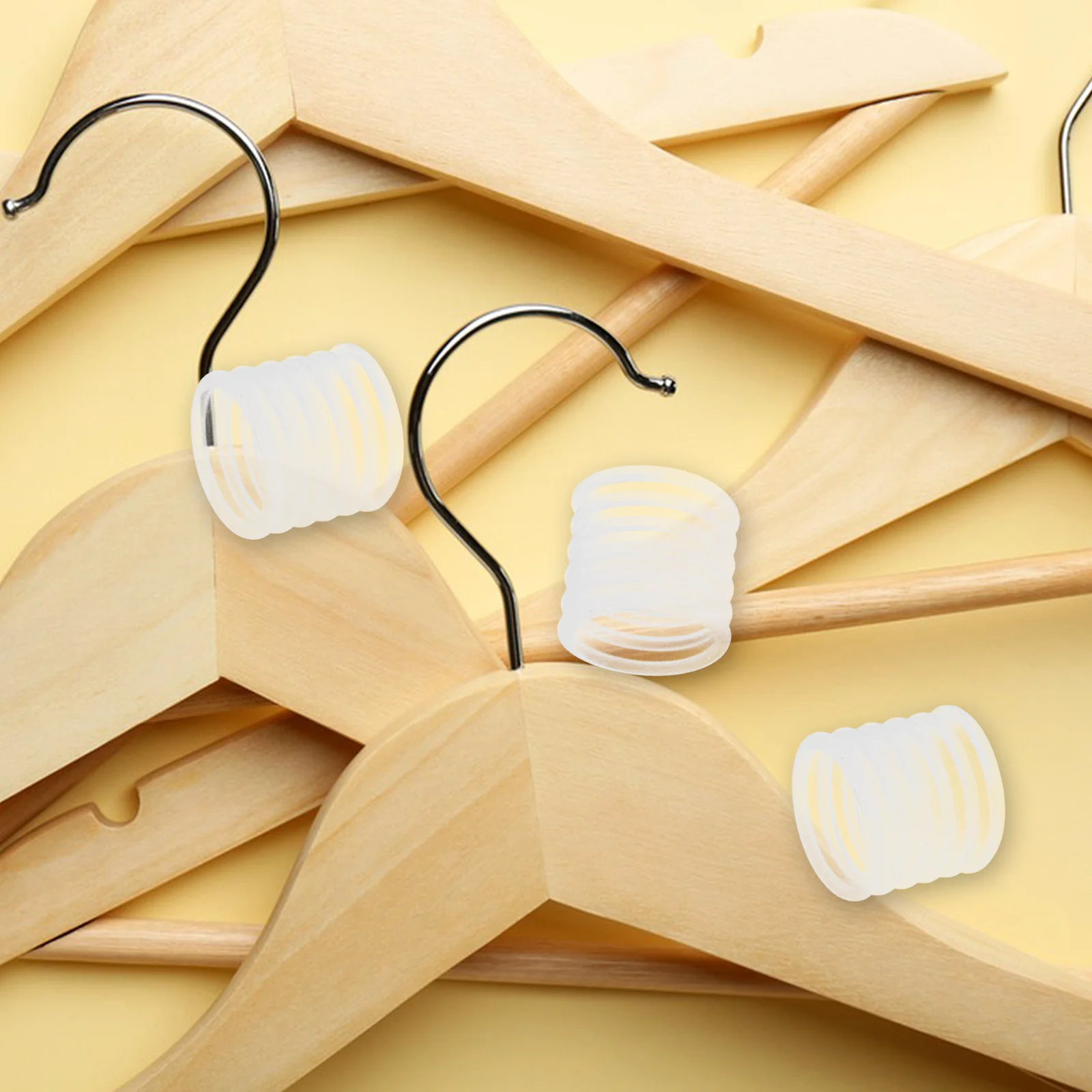 

100 Pcs Anti-slip Strips of Clothes Hangers Non-slip Anti-skid Supplies Grips for