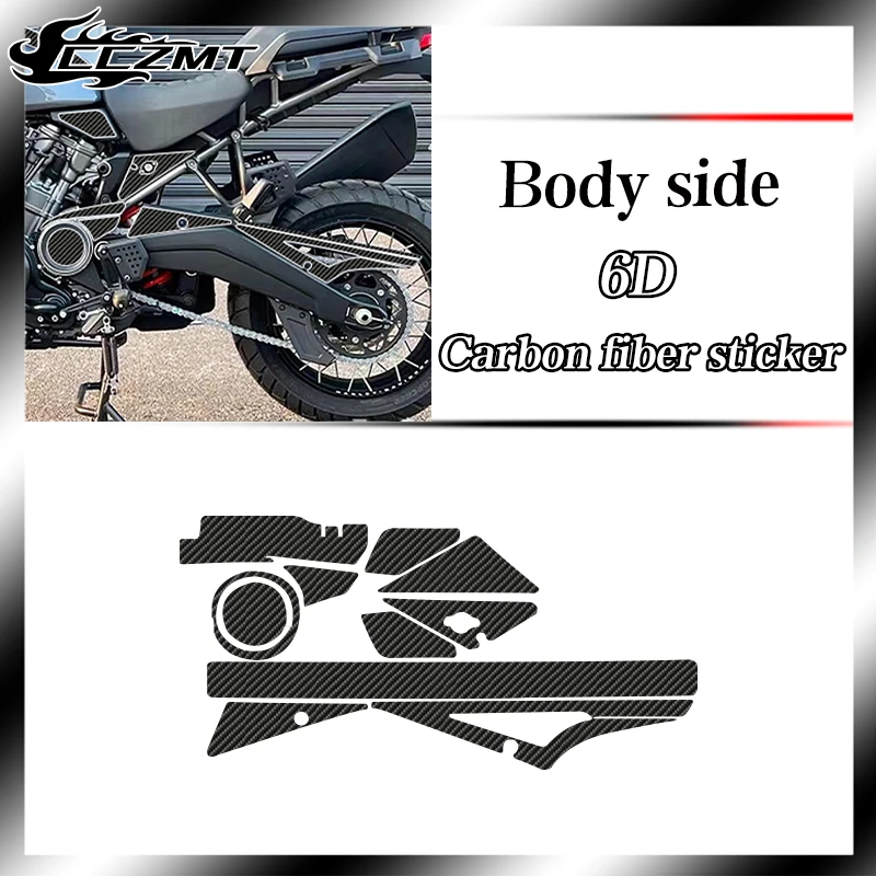 For Harley-Davidson Pan American 1250ADV stickers car 6D carbon fiber protective stickers paint surface transparent film