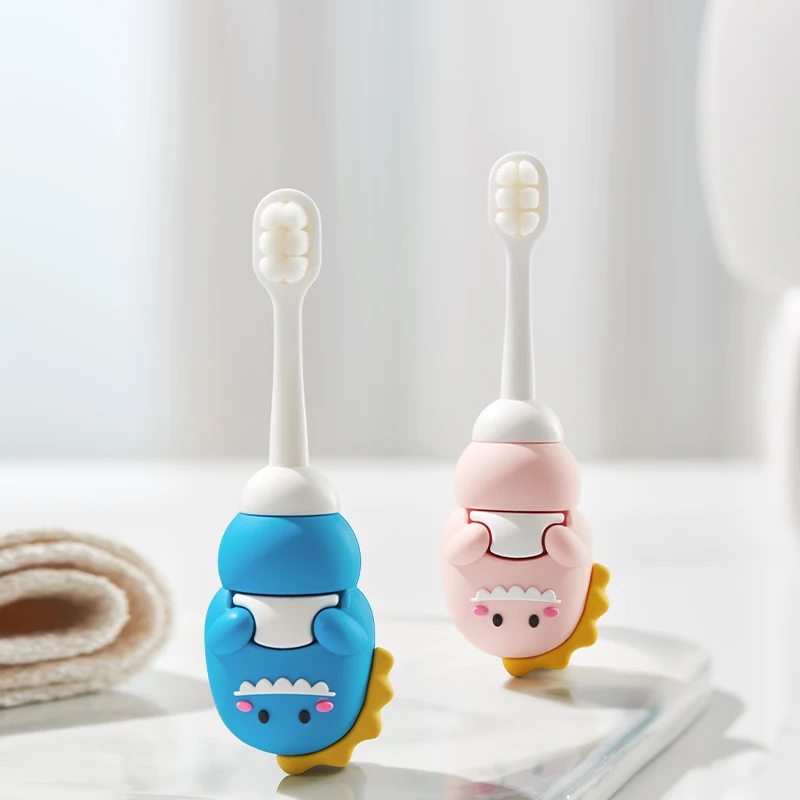 

OUYUN Baby Toothbrush Ultra Soft Bristle Toddler Training Toothbrush for 0-3 Years Kids