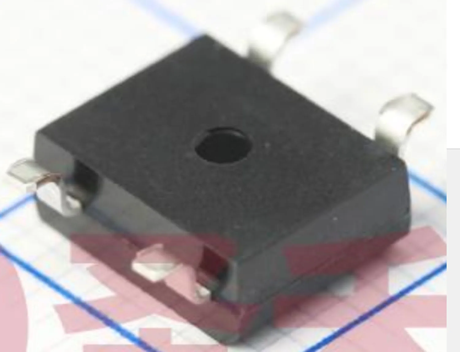 مقوم جسر ، أحادي الطور ، معيار 400v-1a ، نوع تثبيت السطح ، dfs: 42/77 ، 10-50 قطعة