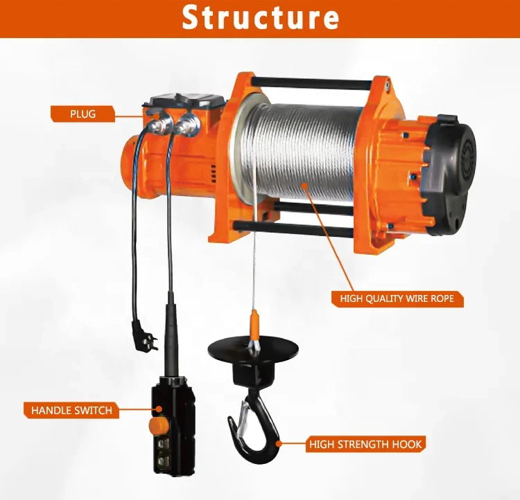 Cabrestante eléctrico portátil tipo TOYO-INTL TB, precio de fábrica, a la venta, 200kg, 300kg, 500kg, cabrestante eléctrico para tirar y levantar