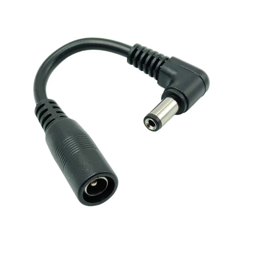 5cm DC Light Strip Connector Power Plug with Extension Wire 5.5 x 2.1 mm DC Male to Female Jack Adapter