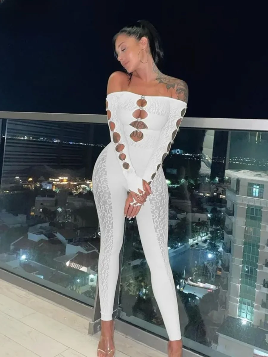 ハイウエストカジュアルレディースジャンプスーツストリートスタイルロングパンツ快適フィットファッショナブルでトレンディなワンピーススーツ秋コレクション