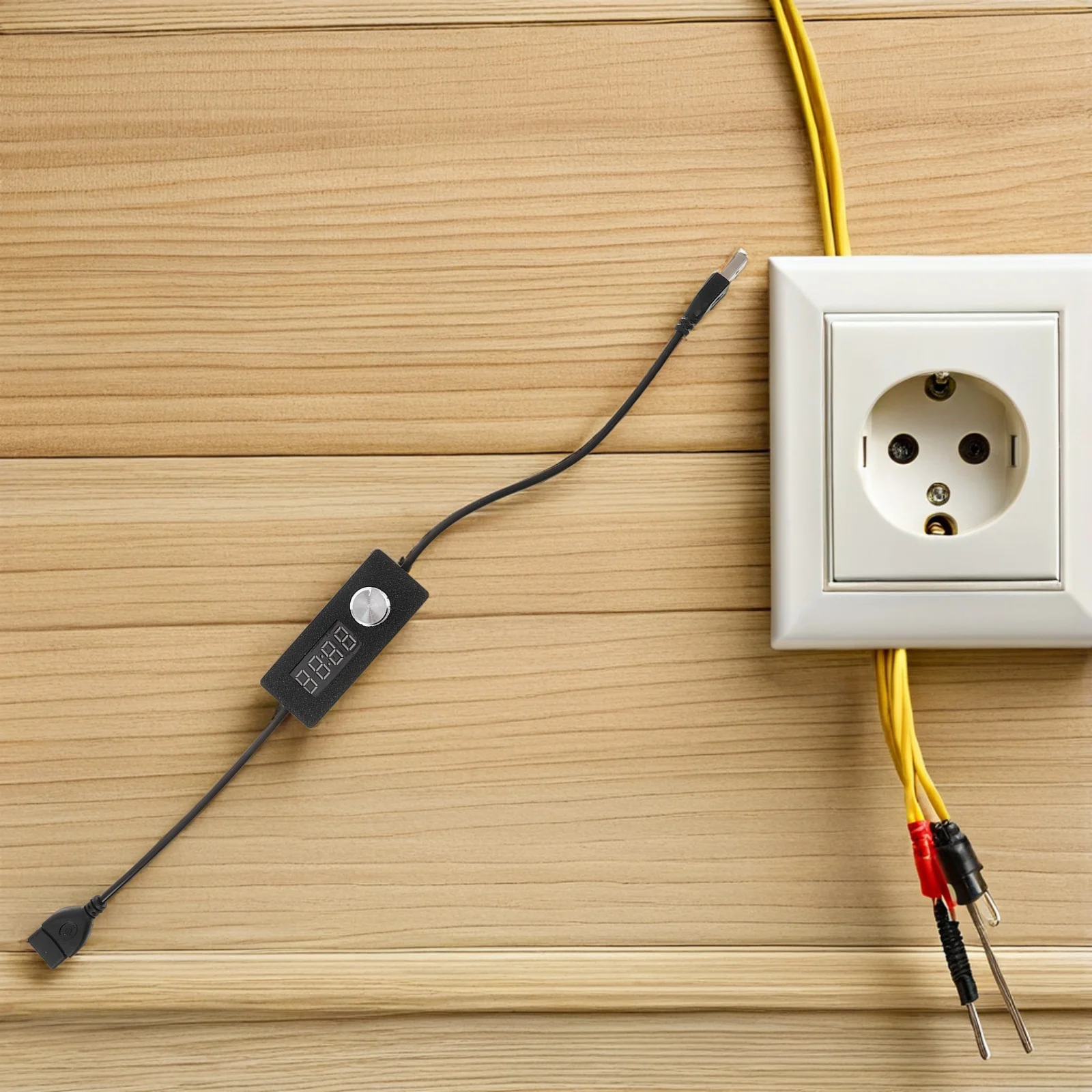 

Timed Power-off Switch Aquarium Lighting Extension Cord Timer LED Lights Controller Cable Outlet Plug USB