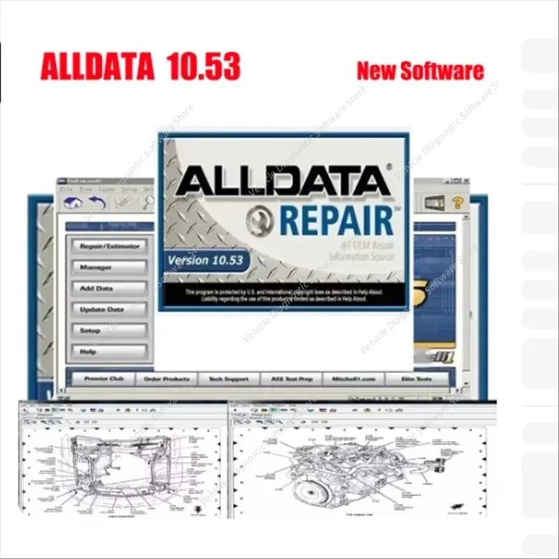 

Программное обеспечение для автомобильной диагностики Alldata 10.53 предоставляет все необходимые технические данные и схемы электропроводки для легковых и грузовых автомобилей.