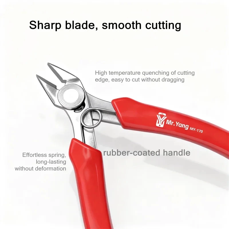 

YCS Mr.Yang MY-107 Многофункциональные электронные диагональные плоскогубцы «сделай сам» для мобильного телефона, кусачки для проводов и кабелей, плоскогубцы из нержавеющей стали
