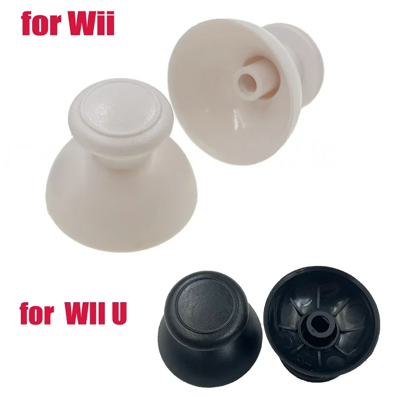 2 Stück Joystick-Kappen für Wii U Gamepad Analogstick-Kappen für Wii Controller Nunchuck Daumenstick Pilzkappen Ersatzteile