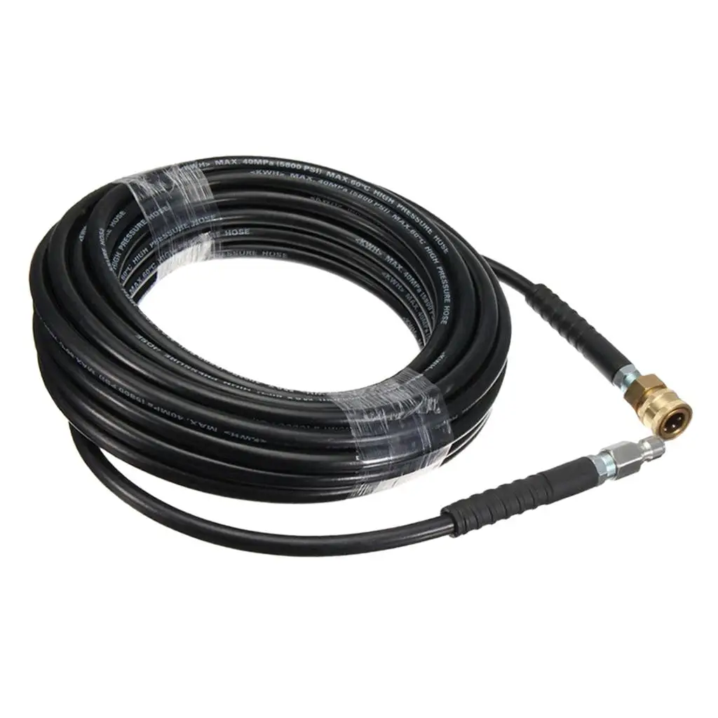 

15 Metre Water Jet Power High Pressure Washer Replacement Hose 15M 49Ft