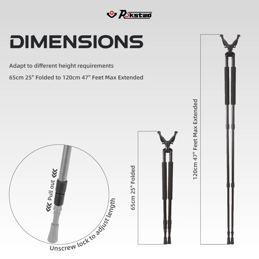 Vector Optics-palos de tiro para Rifle de caza, bípodes de goma 360, reposapiés en V, marco de aluminio ligero y pies de punta