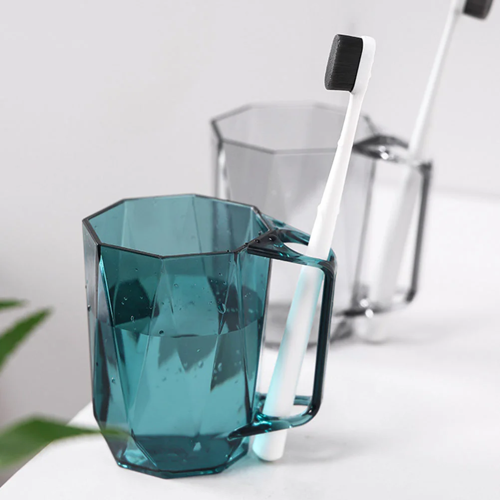 

Rhombus Mouthwash Cup Bathroom Mugs Multi-purpose Brush Cups Toothpaste Household Gargle Toothbrushes