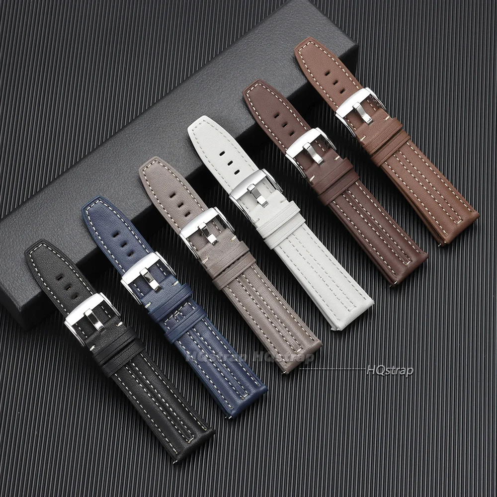 Bracelet en cuir de veau rétro - Leather Strap Quick Release avis et prix