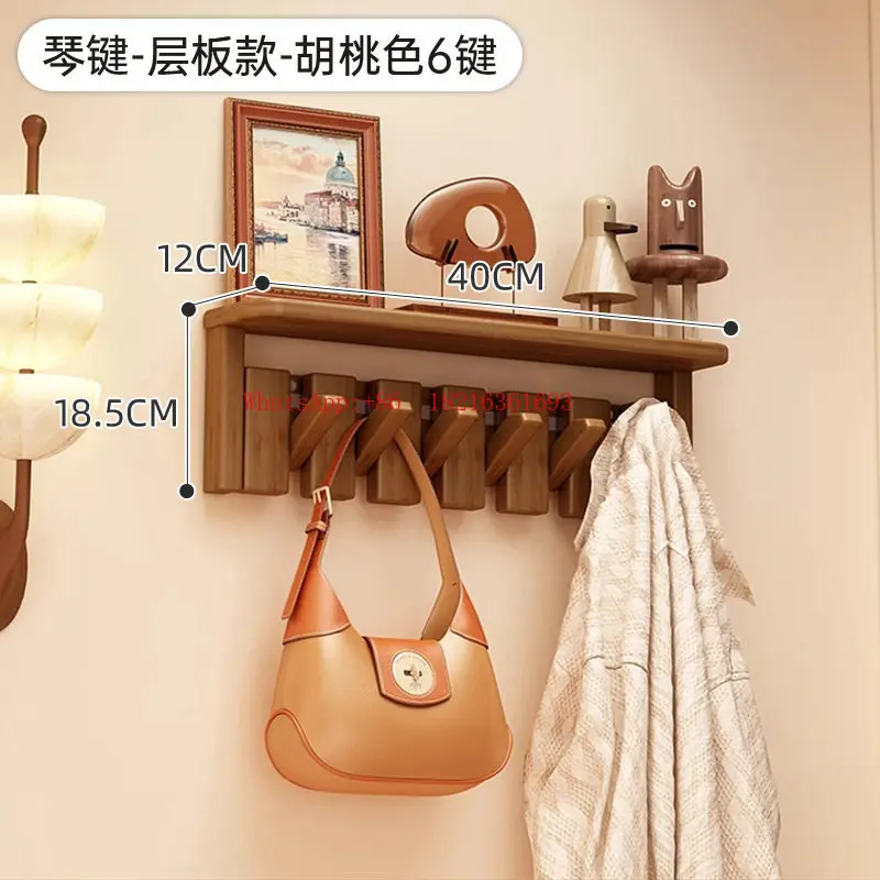 

Настенный крючок для фортепианных клавиш, домашняя вешалка для хранения одежды и головных уборов на веранде