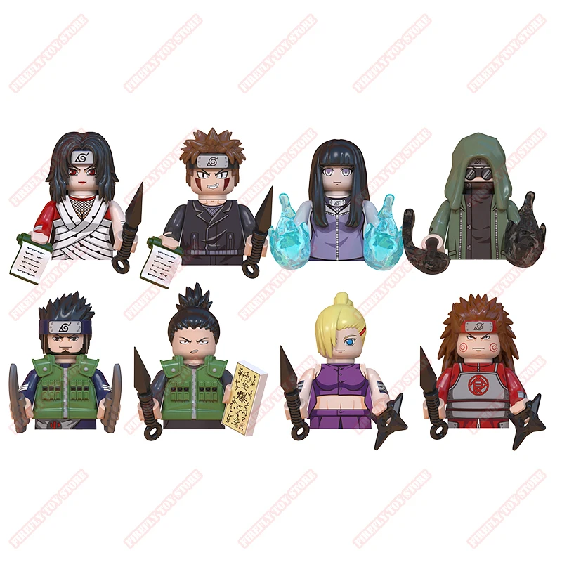 Naruto Animation Game Peripheral Toys Karin Sasuke Itachi Kimimaro Shikamaru Mitsuki Ino Anime Acchion Model Figuren Kocchion