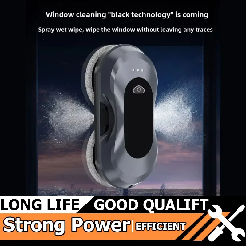 

Hot Cross-border Two-way Water Spray Window Cleaning Fully Automatic Intelligent Ultra-thin Household Window Cleaning Artifact