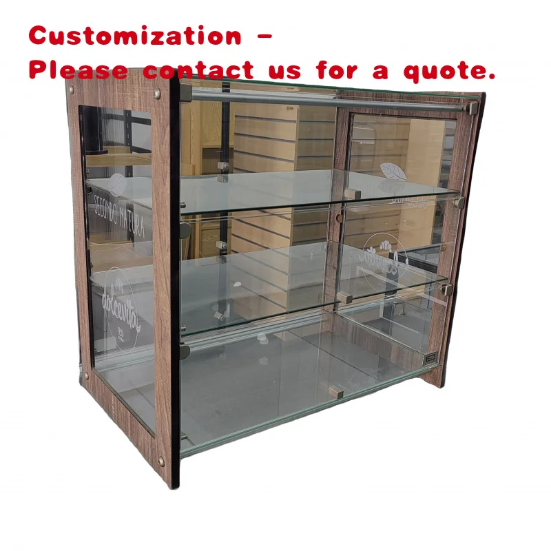 

custom.Factory Custom Size Candy Store Glass Display Showcase