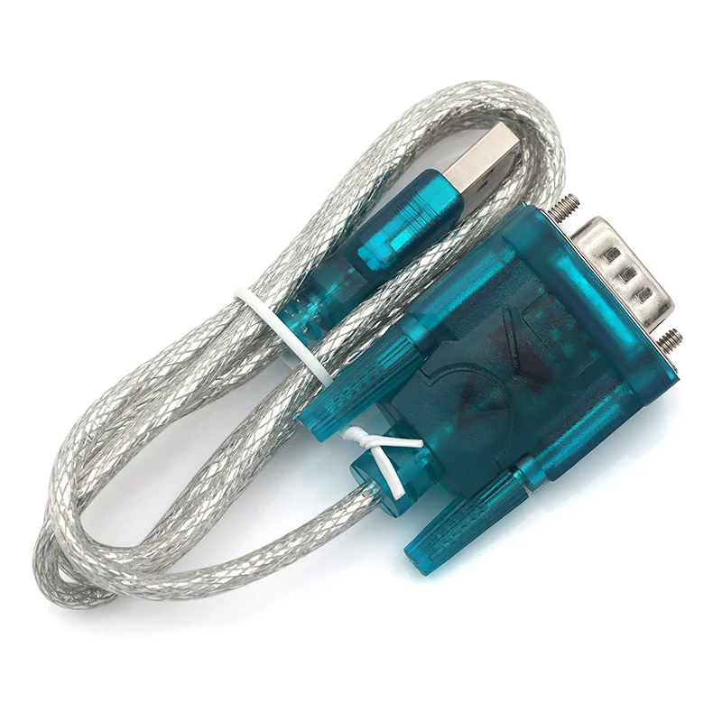 1-10 قطعة HL-340 جديد USB إلى RS232 COM ميناء المسلسل المساعد الشخصي الرقمي 9 دبوس DB9 مهائي كابلات دعم Windows7-64