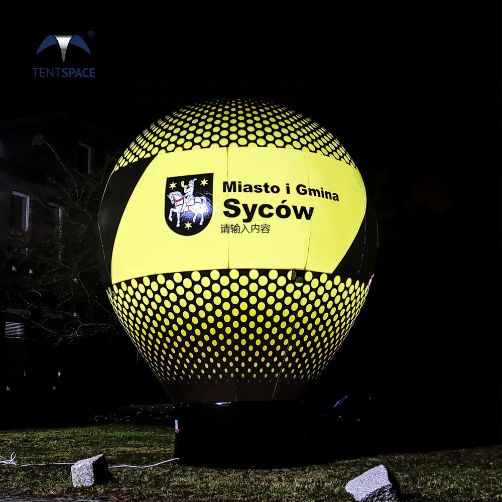 

Trade Show Marketing Inflatables Adhesive Volleyball and Ground Balloon for Effective Advertising
