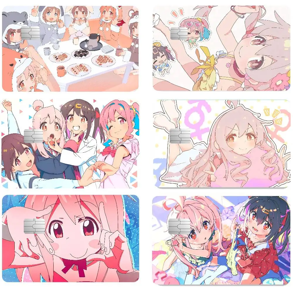 Anime Onimai 4 Stück 1 Set VISA-Kreditkarten-U-Bahn-Zugangskarten-wasserdichte Aufkleber