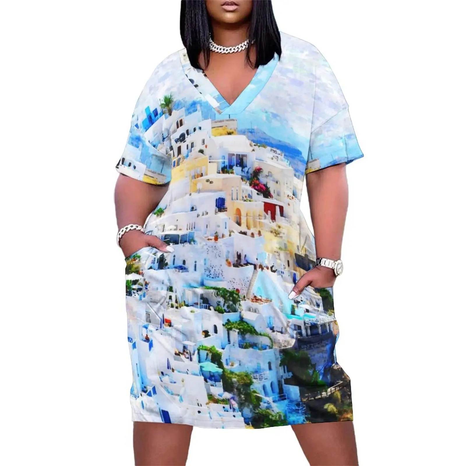 

Santorini Loose Pocket Dress dress summer summer dress women 2025 woman
