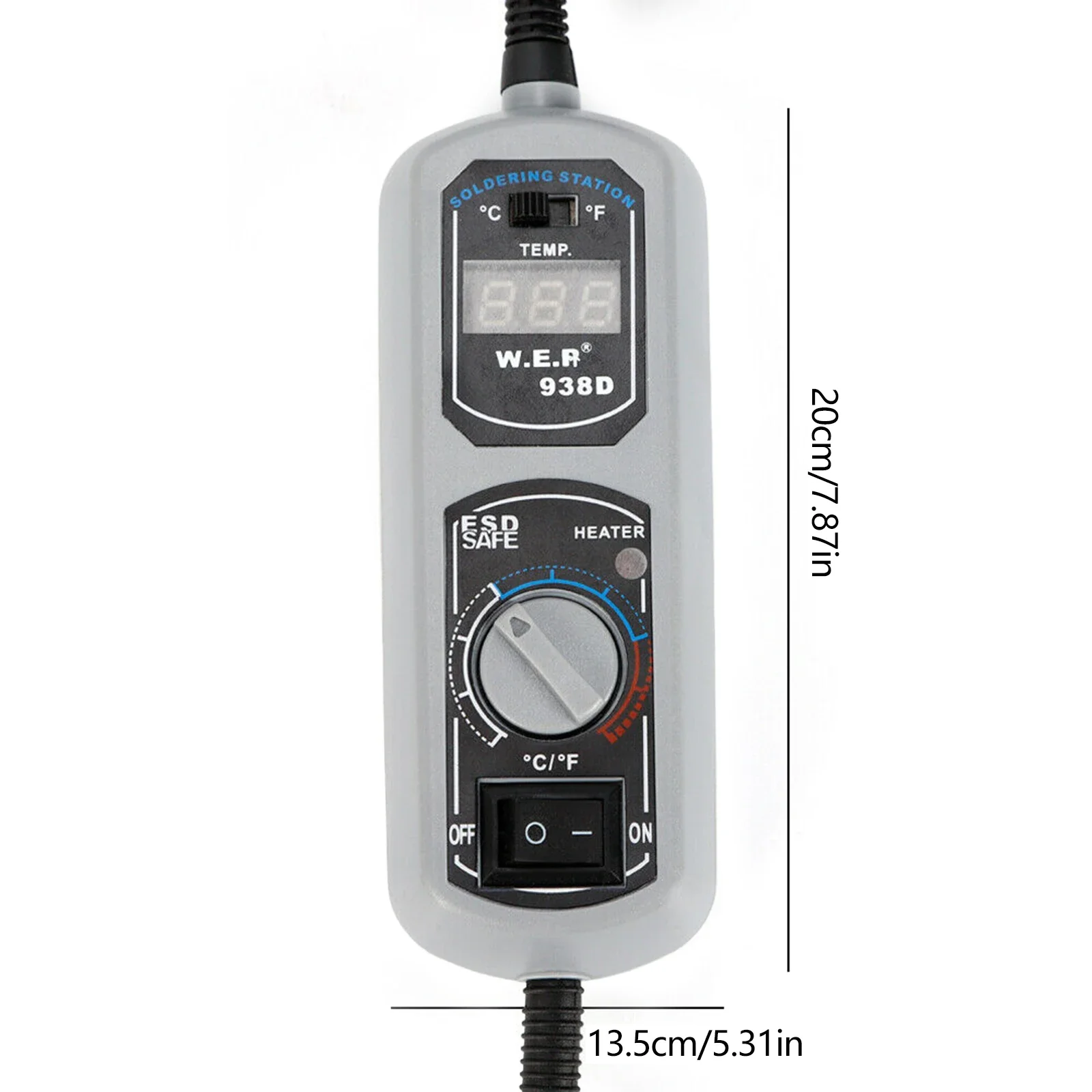 938D Portable Hot Tweezers Mini Soldering Station PID Technology Soldering Iron Welding For Factory Batch Welding Job AC