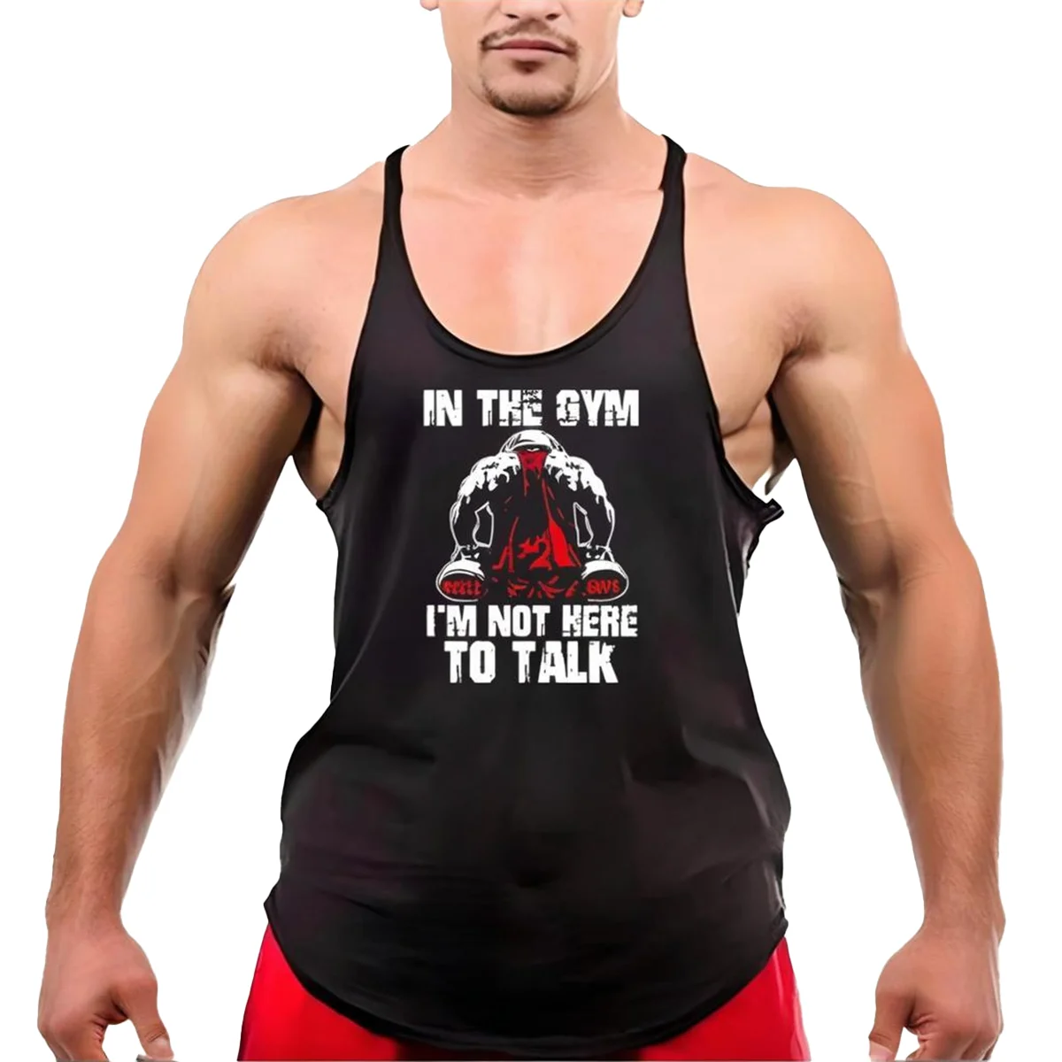 

Men's Classic Breathable Basketball Vest Summer Street Fitness Style Novel Design Muscle T-shirt Training Sportswear