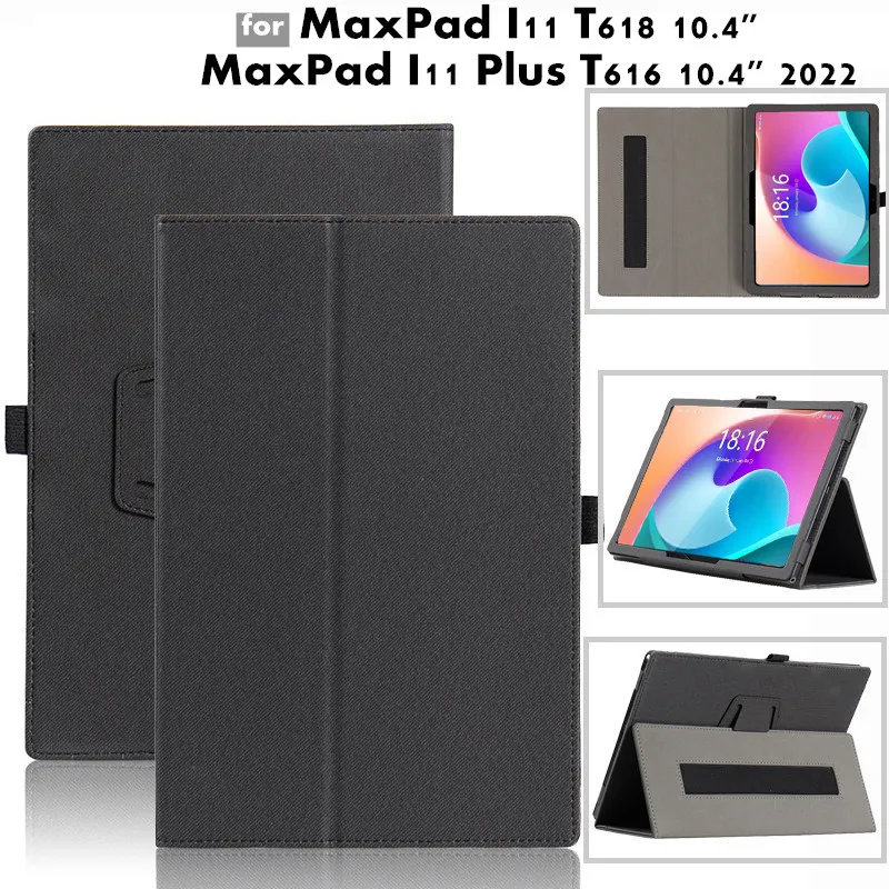 BMAX MaxPad I11 i11 Plus T616 T618 10.4 inch 2022 Cover Flip Magnetic Leather Stand Full Body Protective Case With Hand Holder