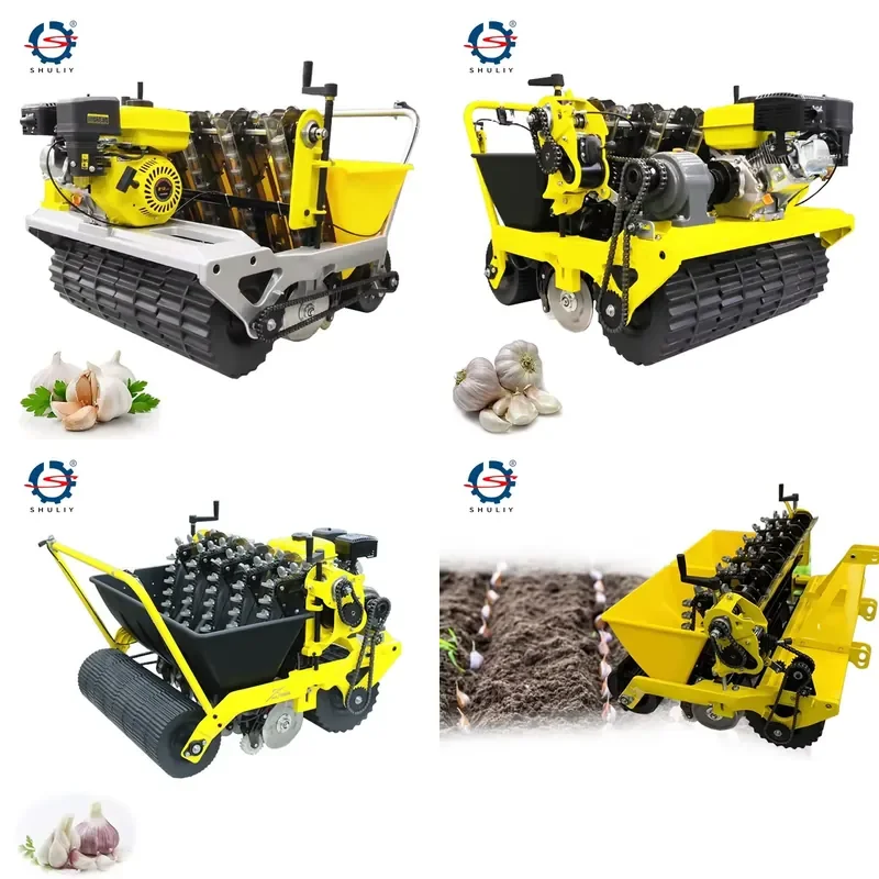 

YWM Certificate Factory Price Garlic Seeder Planter Sower Seeds Seeding Machine with Motor & Gearbox for Farm Use High
