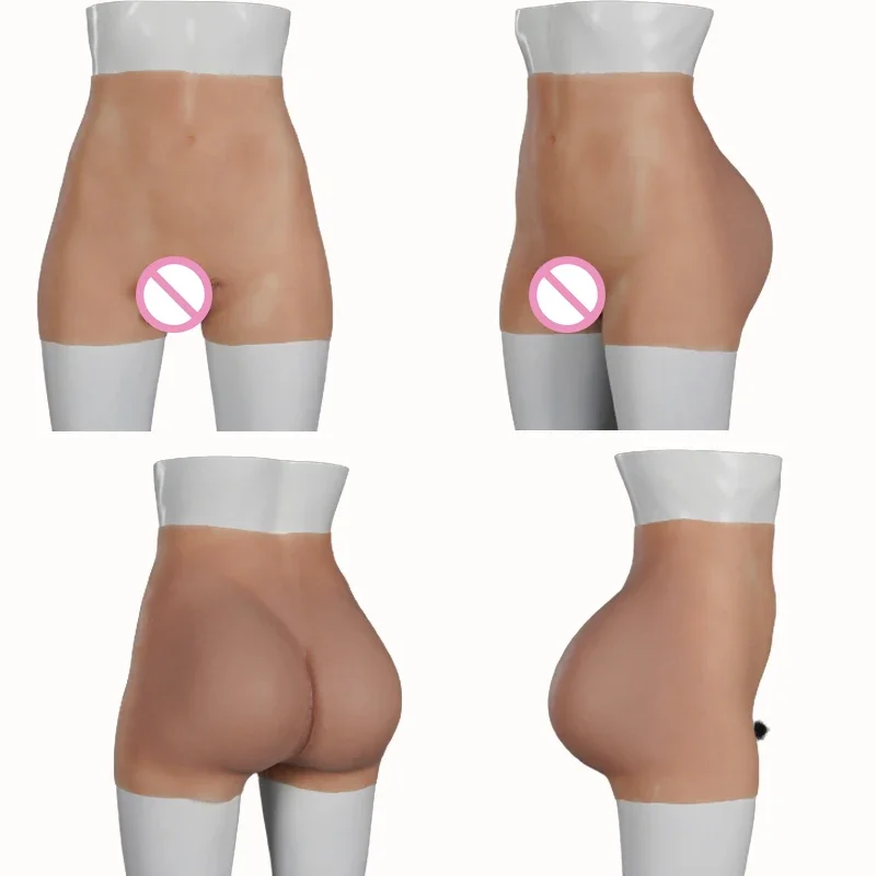 

Realistic Fake Vagina Panties Buttocks Enhancer Silicone Artificial Briefs For Drag Queen Crossdresser Transgender