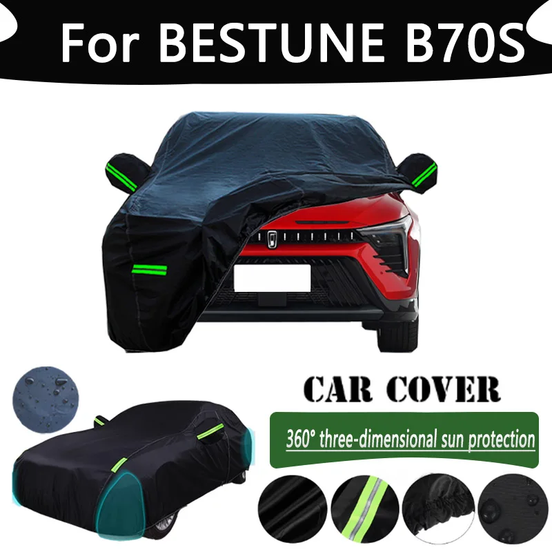 

For BESTUNE B70S Outdoor Protection Full Car Cover Snow Covers Rainwater Sunshine Dustproof Scratches Car Cover