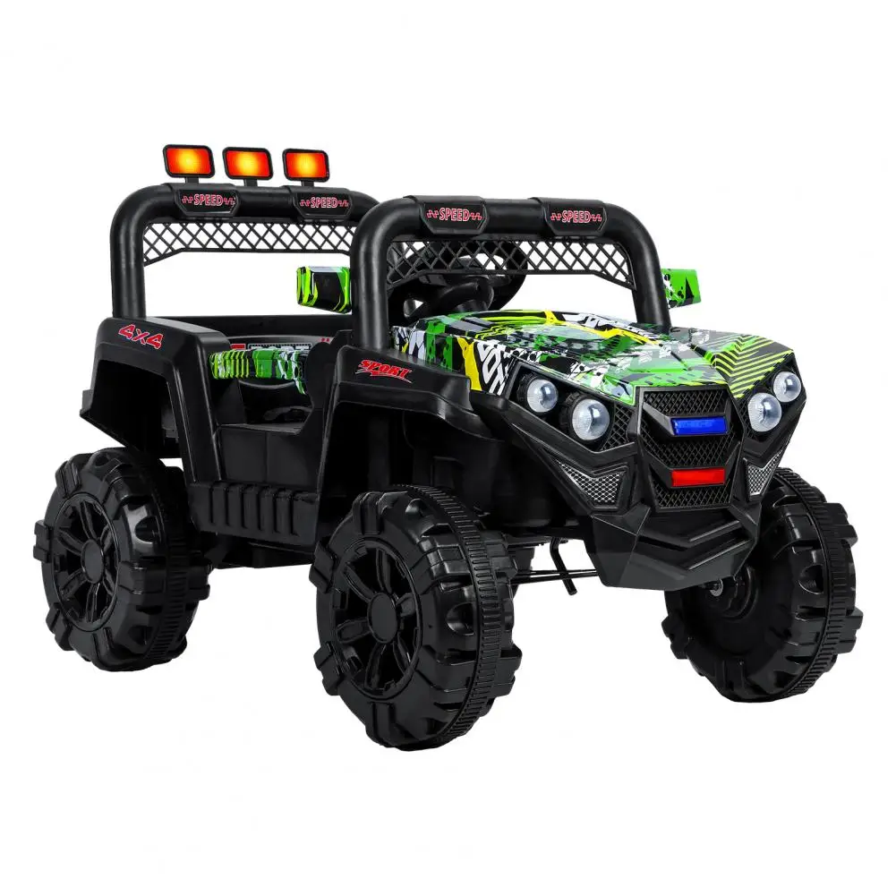 12V Kids Ride On Car, 4-Wheels Quad ATV Play Car, Toddler Electric Car, 1.8MPH Max Speed, Treaded Tires, Rubber Handles